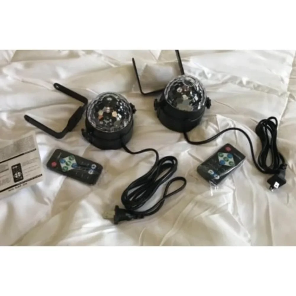 New UV Black Lights for Glow Party, 6W LED Disco Ball Strobe Lights
